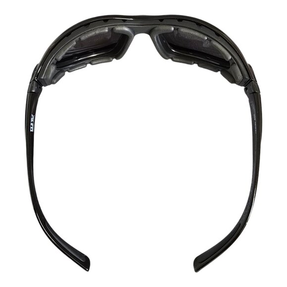 Wynd Blocker Wind Resistant Sunglasses Motorcycle Riding Black Cushion Wrap - Picture 6 of 14